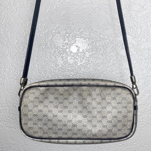 •RARE• Vintage Gucci Monogram Convertible Crossbody Bag / Pouch Clutch - Picture 6 of 16